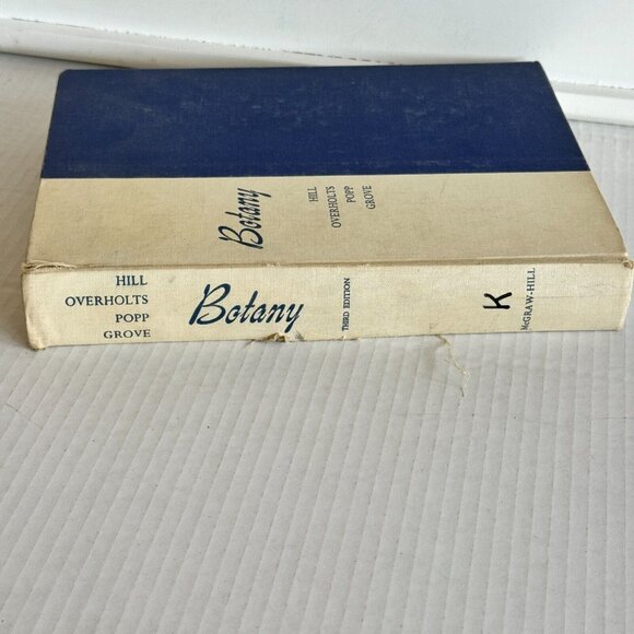 Vintage 1960 Botany: Hill Overholts Popp Grove Mcgraw-Hill Hardcover Book - Picture 3 of 12